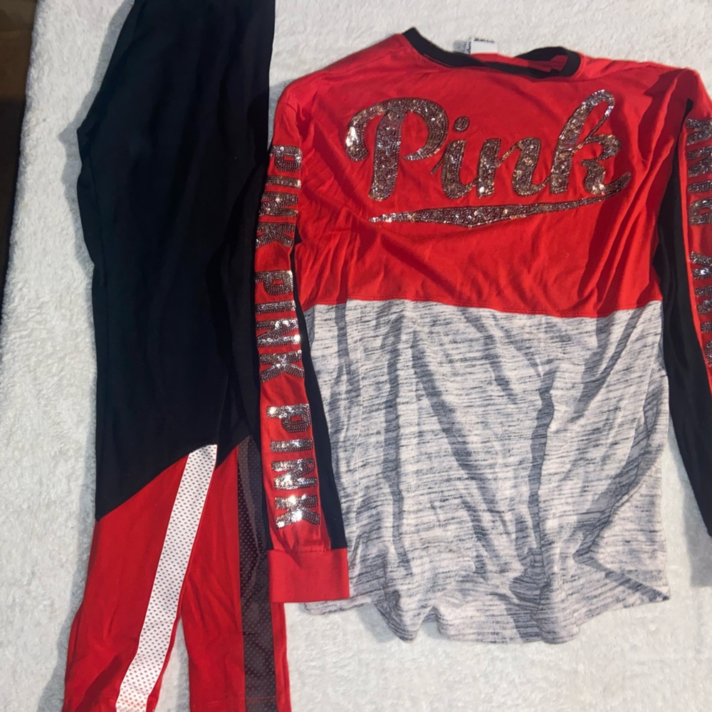 PINK jersey and leggings Sz small